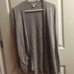 Beige Button Cardigan